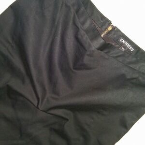 EXPRESS Black Fitted Career Business‎ Pencil Skirt Women's